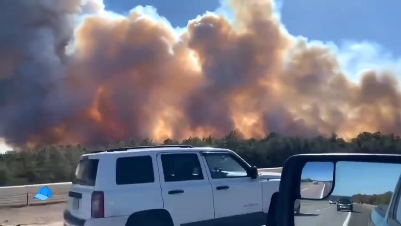 Reports are multiple brush fires on the eastern end of Long Island, NY,