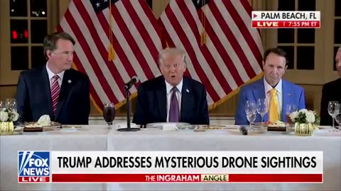 JUST IN - Trump says he is going to give a "report on drones about one day into the admin