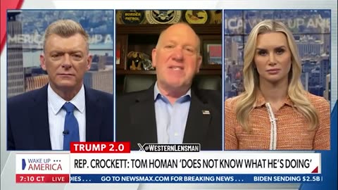 Tom Homan rips Jasmine Crockett in response to her saying Homan “doesn’t know what he’s doing”