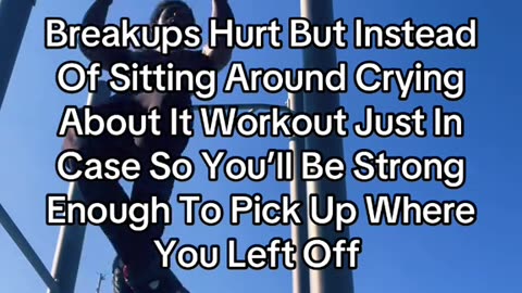 Breakups Hurt But Instead Of Sitting Around Crying About It Workout Just In Case To Be Strong