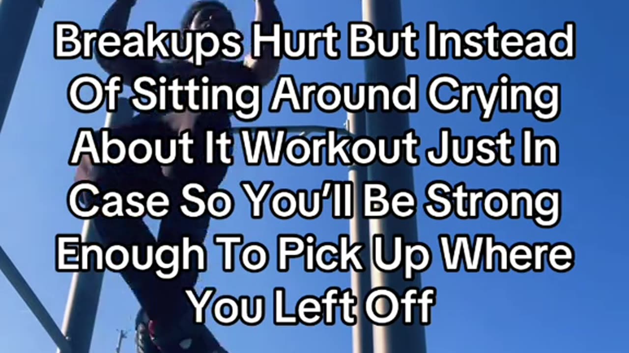 Breakups Hurt But Instead Of Sitting Around Crying About It Workout Just In Case To Be Strong