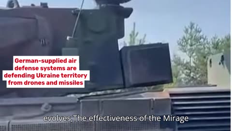 German-supplied air defense systems are defending Ukraine territory from drones and missiles