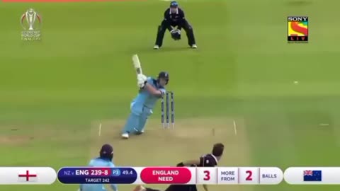 England vs New Zealand World Cup final match