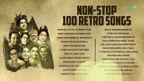 Non Stop 100 Retro Songs _ Lag Ja Gale Se Phir _ Tere Bina Zindagi Se _ Dekha Ek Khwab _ Yeh Sham