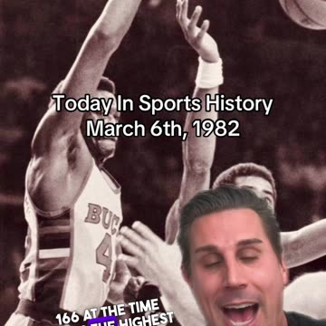 THE HISTORIC SPORTS MOMENT OF MARCH 6th, 1982