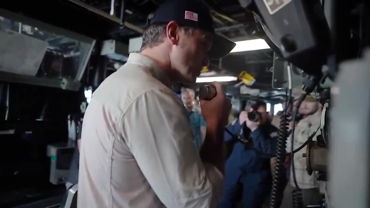 Watch: DOS SEC HEGSETH ADDRESSES OFFICERS & CREW ABOARD THE USS THOMAS HUDNER