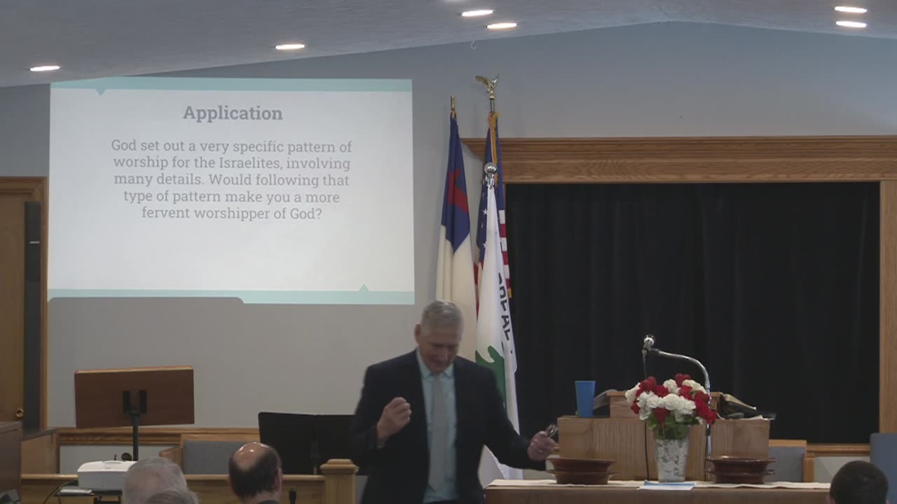 Sunday School. Pastor Troyer; Solomon Builds the Temple