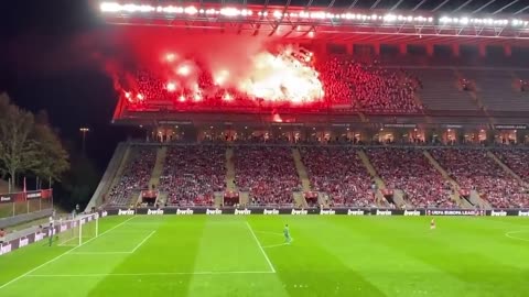 Braga vs Union Berlin (UEFA Champions League) Union Berlin fans invading Braga