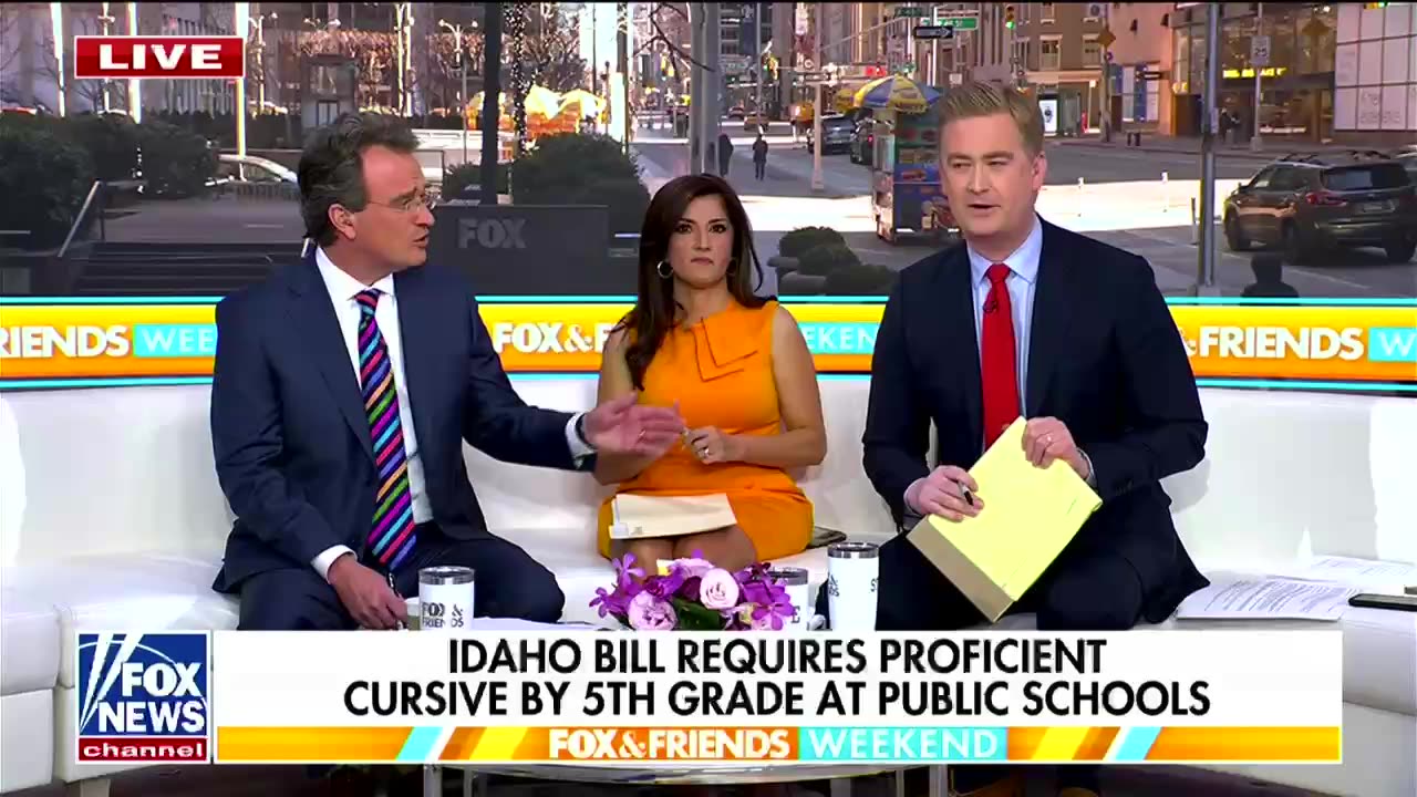 Fox News: Democrats conspiring to end cursive writing so kids can't read Constitution