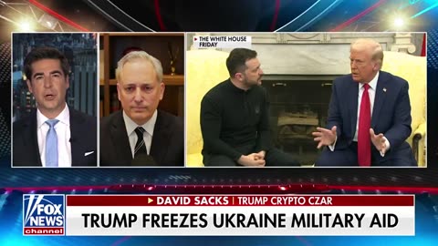 Trump’s Crypto Czar David Sacks: Zelensky has powerful motivations NOT to make peace