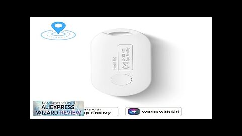 Global GPS Locator Mini Smart Tag Works with iPhone Find My APP Review