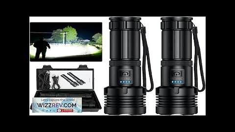 Rechargeable Flashlights High Lumens 990000 Lumen Bright Flashlight with 5 Lighting Modes Review