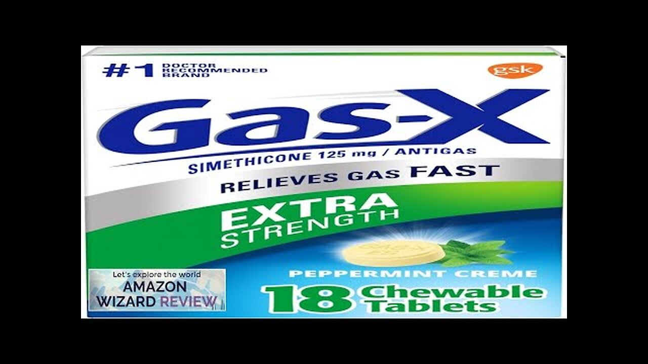 Gas-X Extra Strength Chewable Gas Relief Tablets with Simethicone 125 mg Peppermint Review