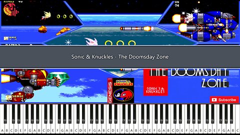 Sonic & Knuckles - The Doomsday Zone Piano MIDI