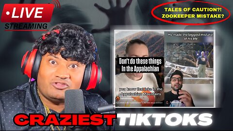 Unsettling and Strange Tiktok Videos Live Stream with Tedi (pt. 49)