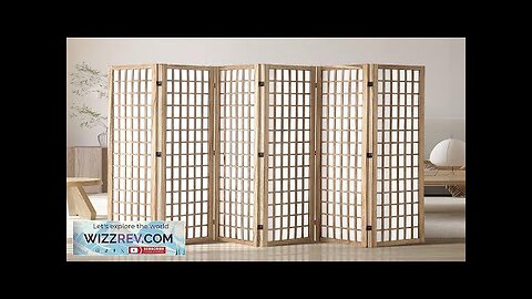 VEVOR Room Divider 6 Panel Japanese Room Divider Wood Folding Privacy Screen Review