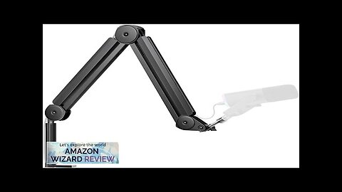 InnoGear Mic Boom Arm Microphone Stand Cable Management for Blue Yeti FIFINE Review