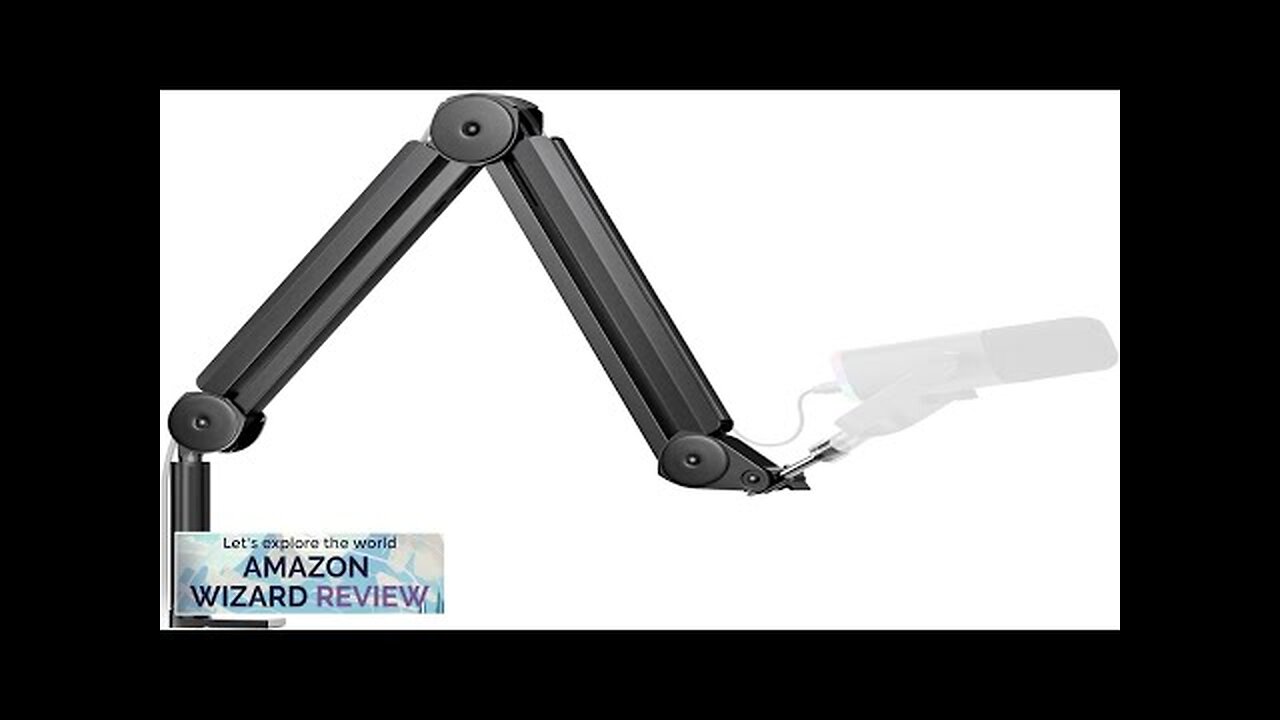 InnoGear Mic Boom Arm Microphone Stand Cable Management for Blue Yeti FIFINE Review