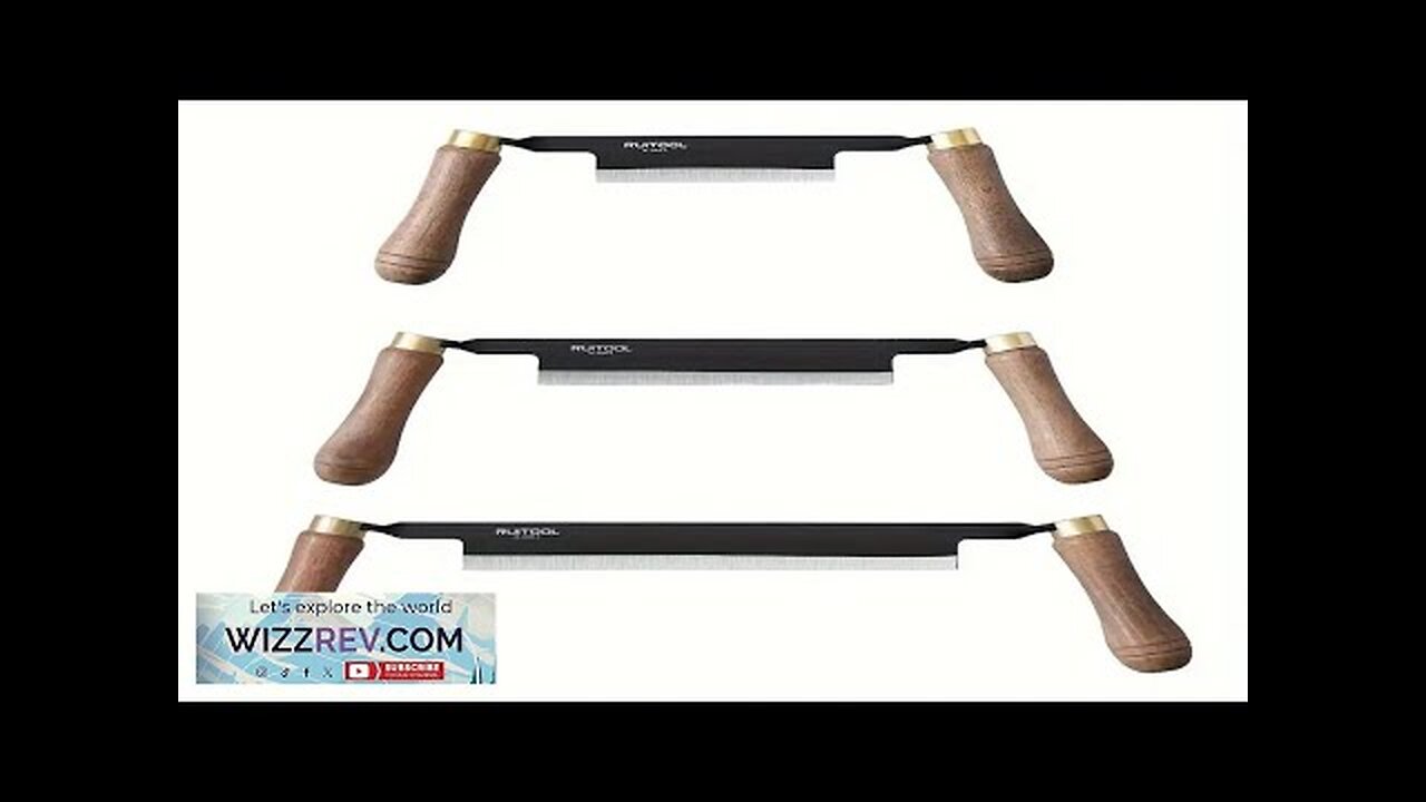 RUITOOL 1PCS Draw Knife High Carbon Steel Blade Straight Shave Knife Wooden Review