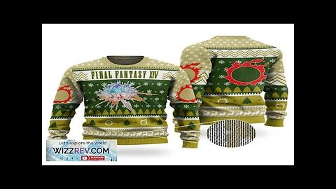 Final Fantasy XIV Logo Ugly Christmas Sweater Review