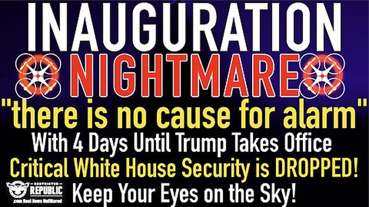 Inauguration Nightmare! Critical White House Security JUST DROPPED!”there is no cause for alarm”