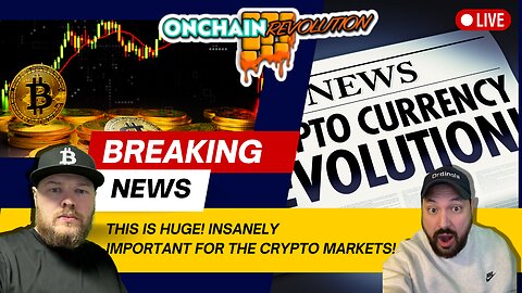 🔥 Insanely Huge For The Crypto Markets! 🔥