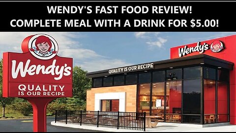 🍔WENDYS FAST FOOD REVIEW. MEAL DEAL AS LOW AS $5.00 WITH A DRINK, FRIES, CHICKEN NUGGETS, & A BURGER