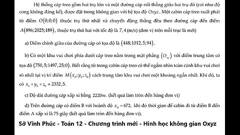 Sở Vĩnh Phúc: Hệ thống cáp treo gồm hai trụ lớn và một đường cáp nối thẳng giữa hai trụ đó (coi như