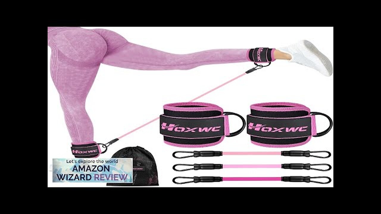 Ankle Resistance Bands with Cuffs Ankle Bands for Working Out Ankle Resistance Review