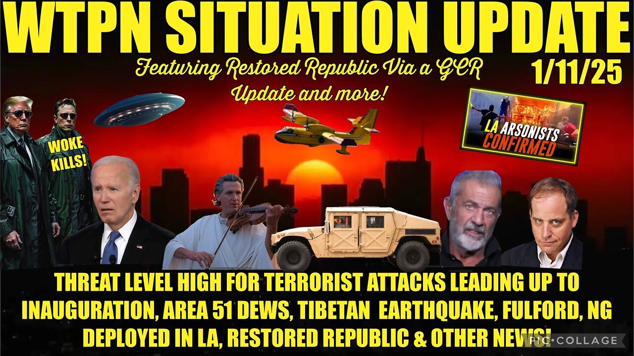 WTPN ~ Judy Byington ~ Situation Update ~1-11-25 ~ Trump Return ~ Restored Republic via a GCR