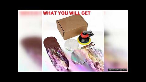 5/6 Inch Pneumatic Orbital Sander Air Grinder Vacuum Eccentric Polishing Grinding Machine Review