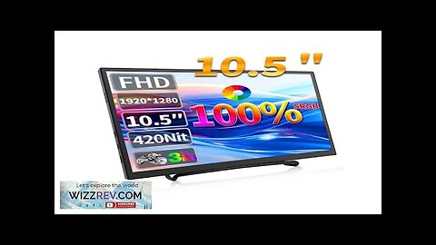 420Cd/m ² 10.5 inch Portable Monitor IPS FHD 1280P 100%SRGB Game Screen Review