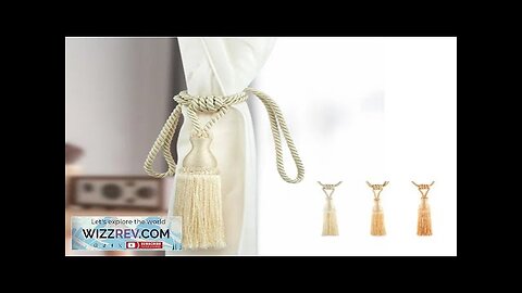 European Style Curtain Clip Holders Tieback Buckle Clips Curtain Straps Rayon Tassels Review