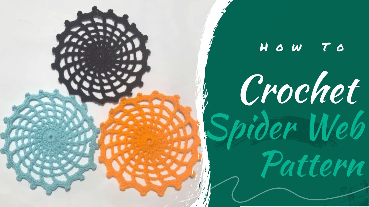 Super Easy Crochet Spider Web | Quick & Simple Crochet Pattern for Beginners