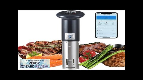 VEVOR Sous Vide Machine Bluetooth Wi-Fi Connect App Control Sous Vide Cooker Review