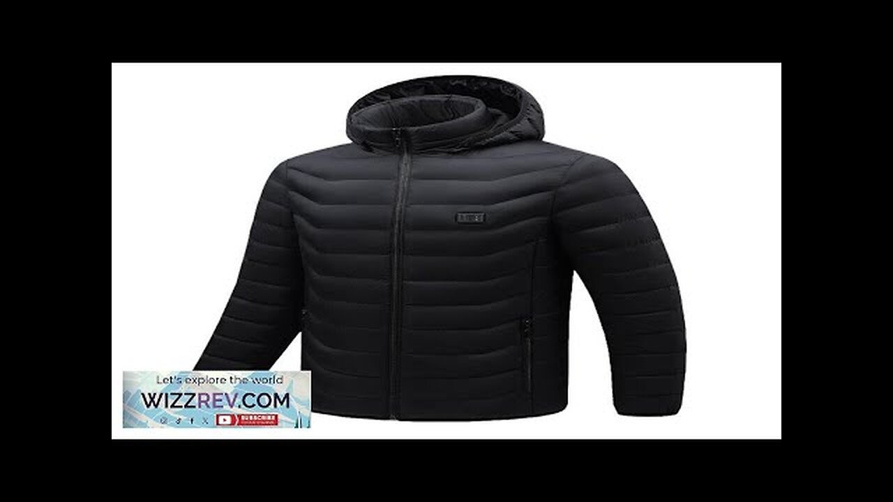 15/17 Heating Zone Electric Heated Jacket Dual Control Winter Smart Cotton USB Review