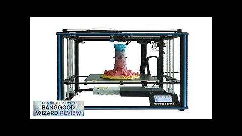 EU/US Direct TRONXY® X5SA-400 DIY 3D Printer Kit 400*400*400mm Large Printing Size Touch Review