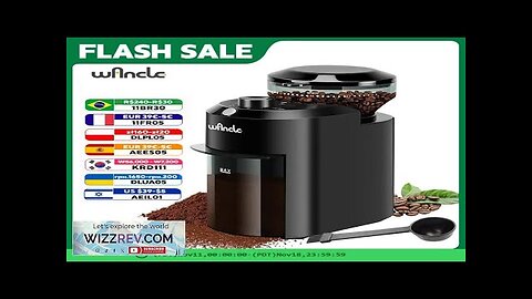 Wancle Electric Burr Coffee Grinder Adjustable Burr Mill Conical Coffee Bean Grinding Review