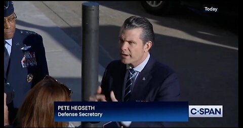 Defense Secretary Hegseth Arrives at Pentagon