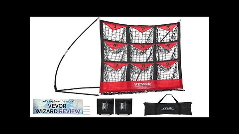 VEVOR 9 Hole Baseball Net 49"x42" Softball Baseball Training Equipment for Hitting Review