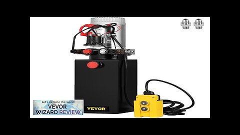 VEVOR Hydraulic Power Unit 10 Quart Hydraulic Pump Double Acting Power Unit Review