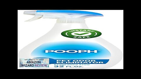 Pooph Pet Odor Eliminator 32oz Spray Dismantles Odors on a Molecular Review