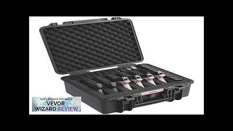 VEVOR Hard Pistol Cases with Pre-cut PU Foam Lockable Pistol Case Review