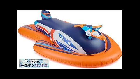 NERF Super Soaker Stormforce Ride-On Racer – Inflatable Pool Float with Pool-Fed Review