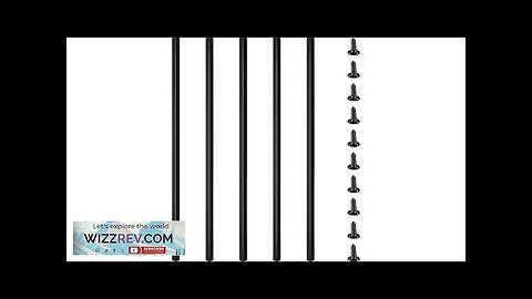 VEVOR Deck Balusters 16 Pack Metal Deck Spindles 44"x0.5" Staircase Baluster Review