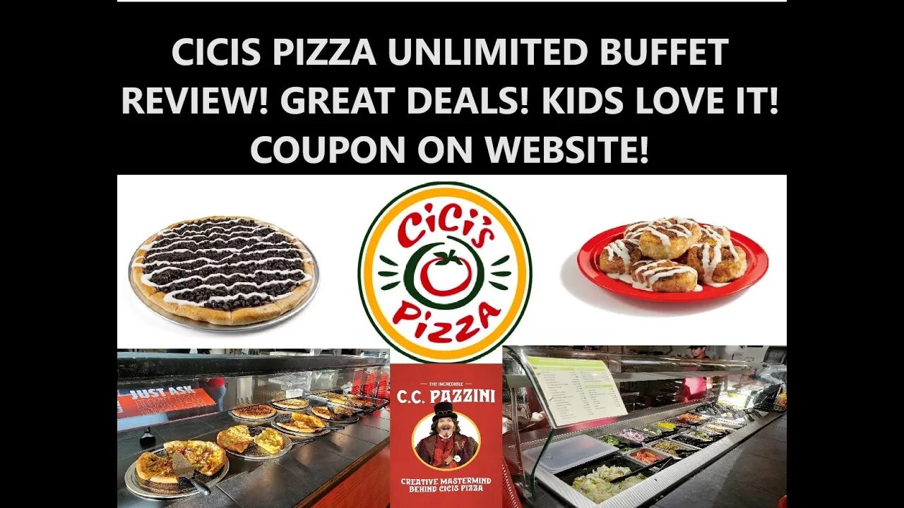 🍕CICIS PIZZA UNLIMITED BUFFET REVIEW! GREAT DEALS! KIDS LOVE IT! COUPON ON WEBSITE!