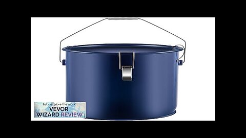 VEVOR Fryer Grease Bucket 6 Gal Oil Disposal Caddy Steel Fryer Oil Review