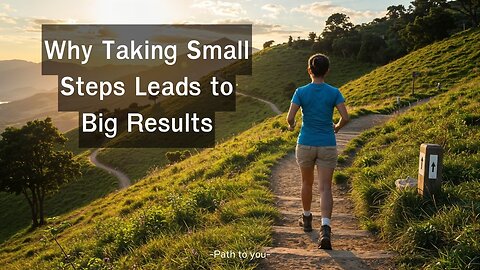 Why Taking Small Steps Leads to Big Results | Path to You