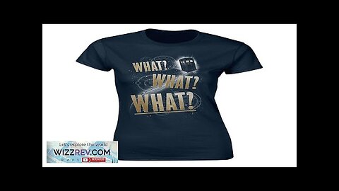 Doctor Who: The 60th Anniversary MCM Exclusive: Women's Fit T-Shirt: WHAT? WHAT? Review