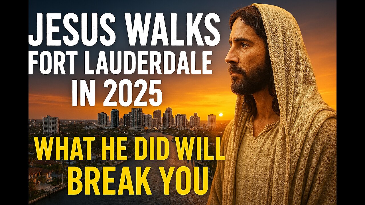 Jesus Walks Fort Lauderdale in 2025 | The TRUTH He Shows Will Break You
